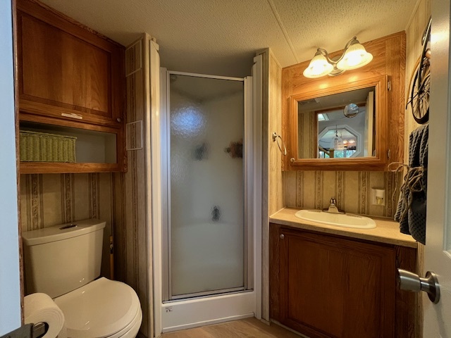 2795 East 28th Road Marseilles, IL 61341 - Photo 26 of 79 a bathroom with a sink a toilet and shower