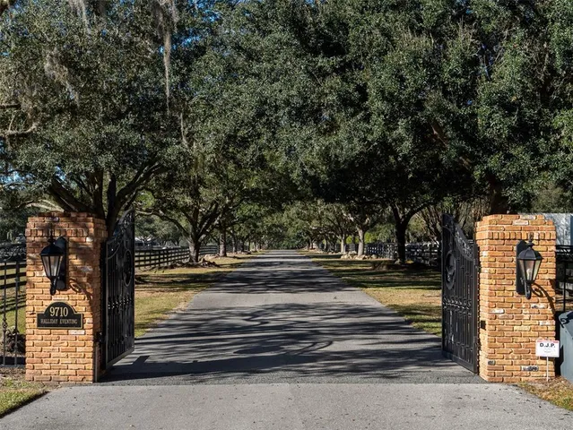 a view of backyard with green space