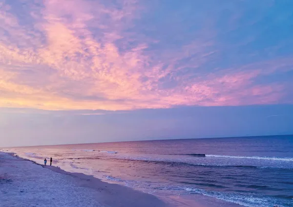 a view of an ocean beach and beach