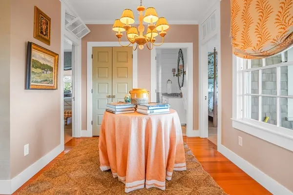 a very nice looking room with a large window