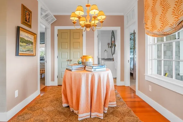 a very nice looking room with a large window