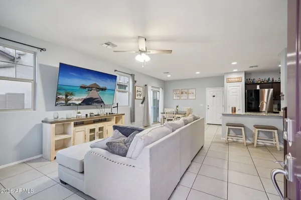 a front view of a house with parking space