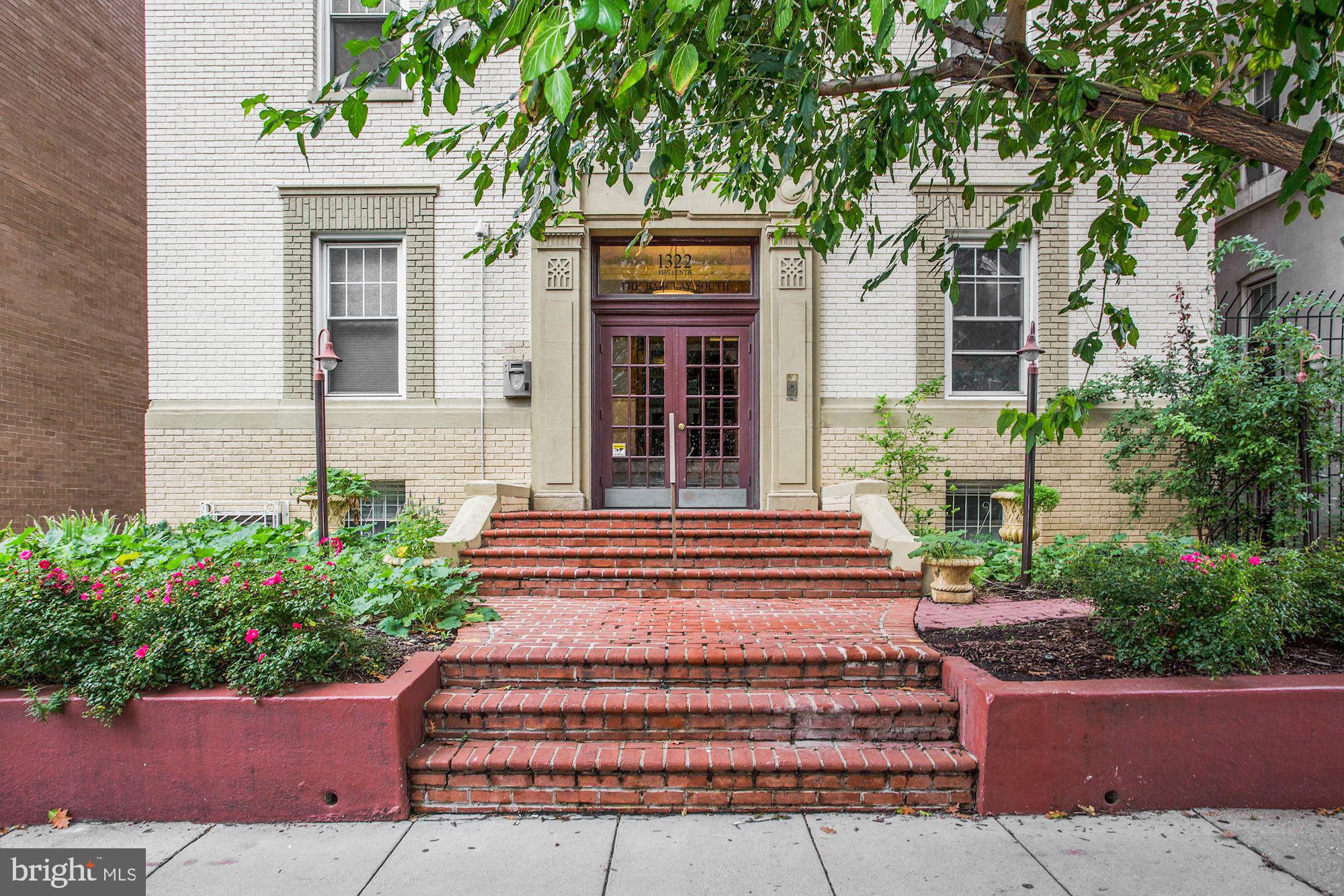 1322 15th Street Northwest, Unit 3 Washington, DC 20005 - Photo 2 of 16 a front view of a house with plants