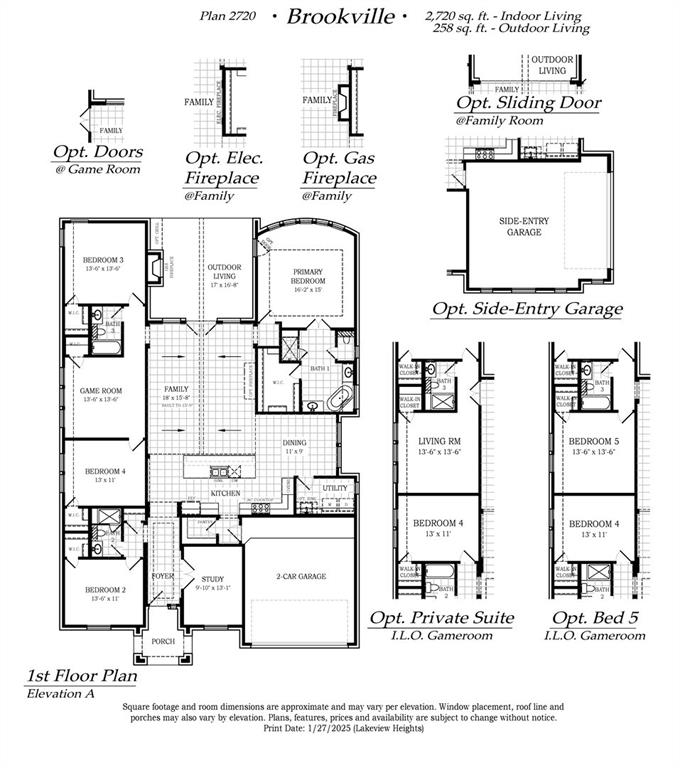 137 Cross Timbers Street Azle, TX 76020 - Photo 40 of 40 Brookville Floorplan