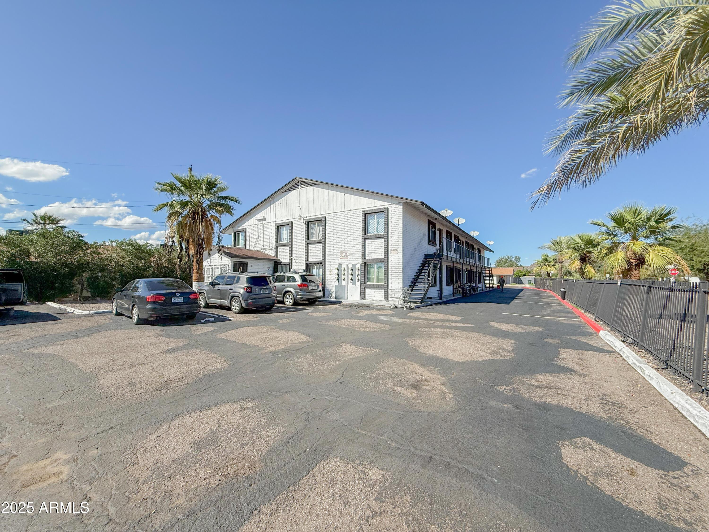 a car parked on the side of a street