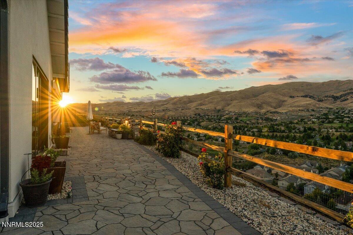 1593 River Hill Way Reno, NV 89523 - Photo 37 of 63 a view of a terrace with a city view