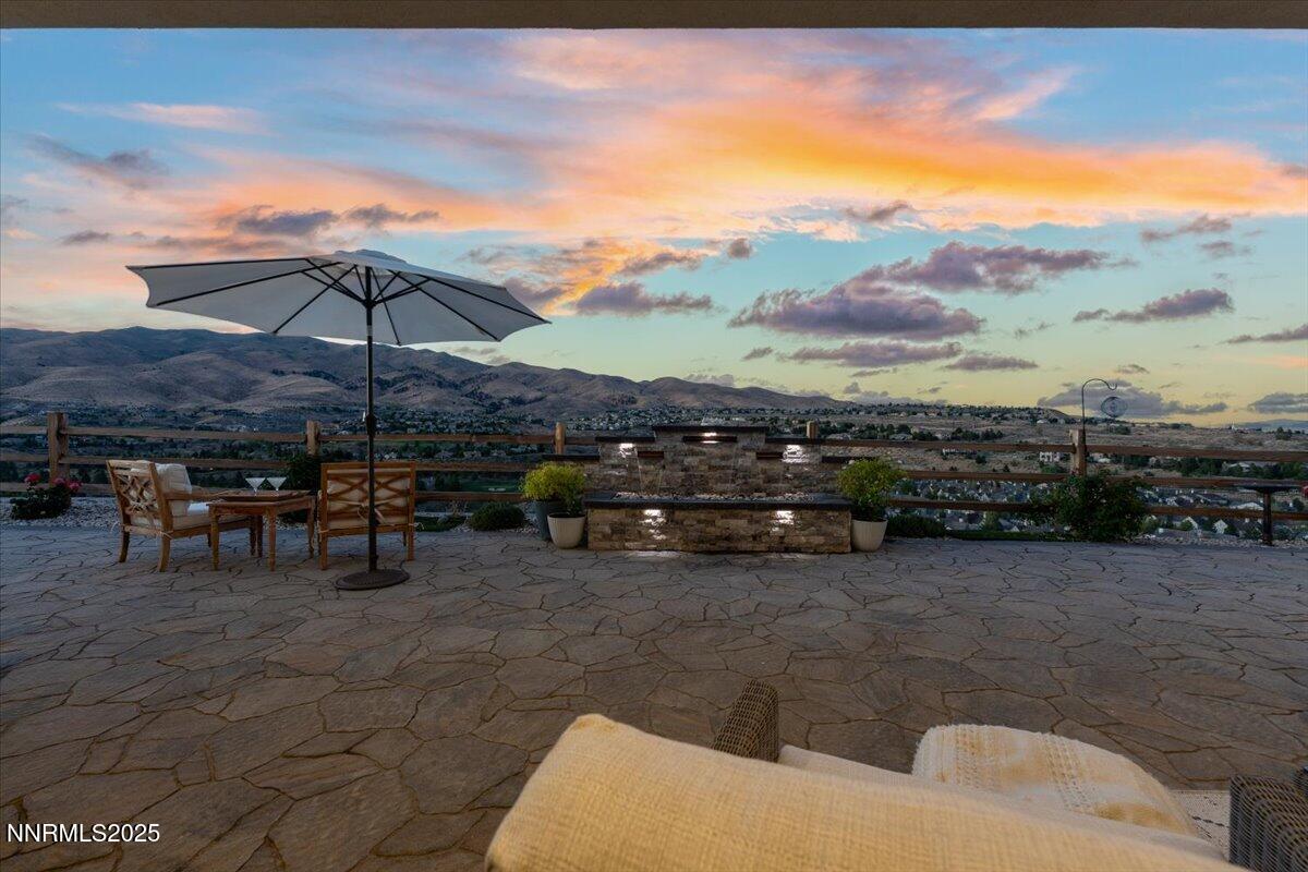 1593 River Hill Way Reno, NV 89523 - Photo 44 of 63 a view of outdoor space patio and mountain view