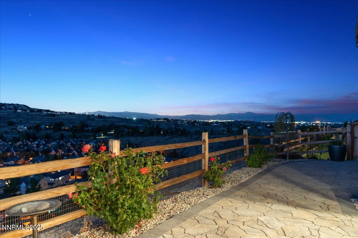 1593 River Hill Way Reno, NV 89523 - Photo 55 of 63 a view of a terrace with a garden