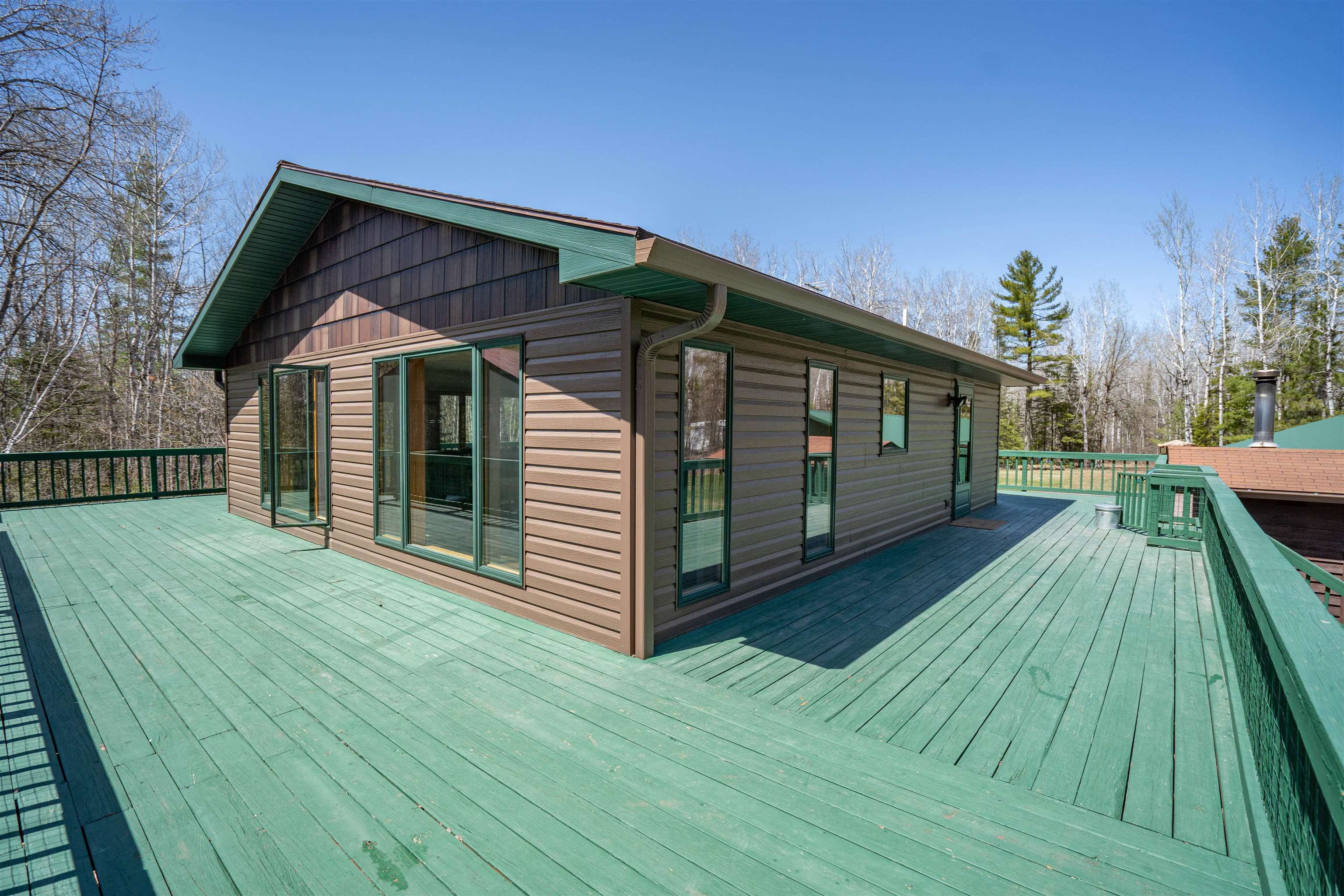 6960 South County Rd B Foxboro, WI 54836 - Photo 16 of 28 View of deck