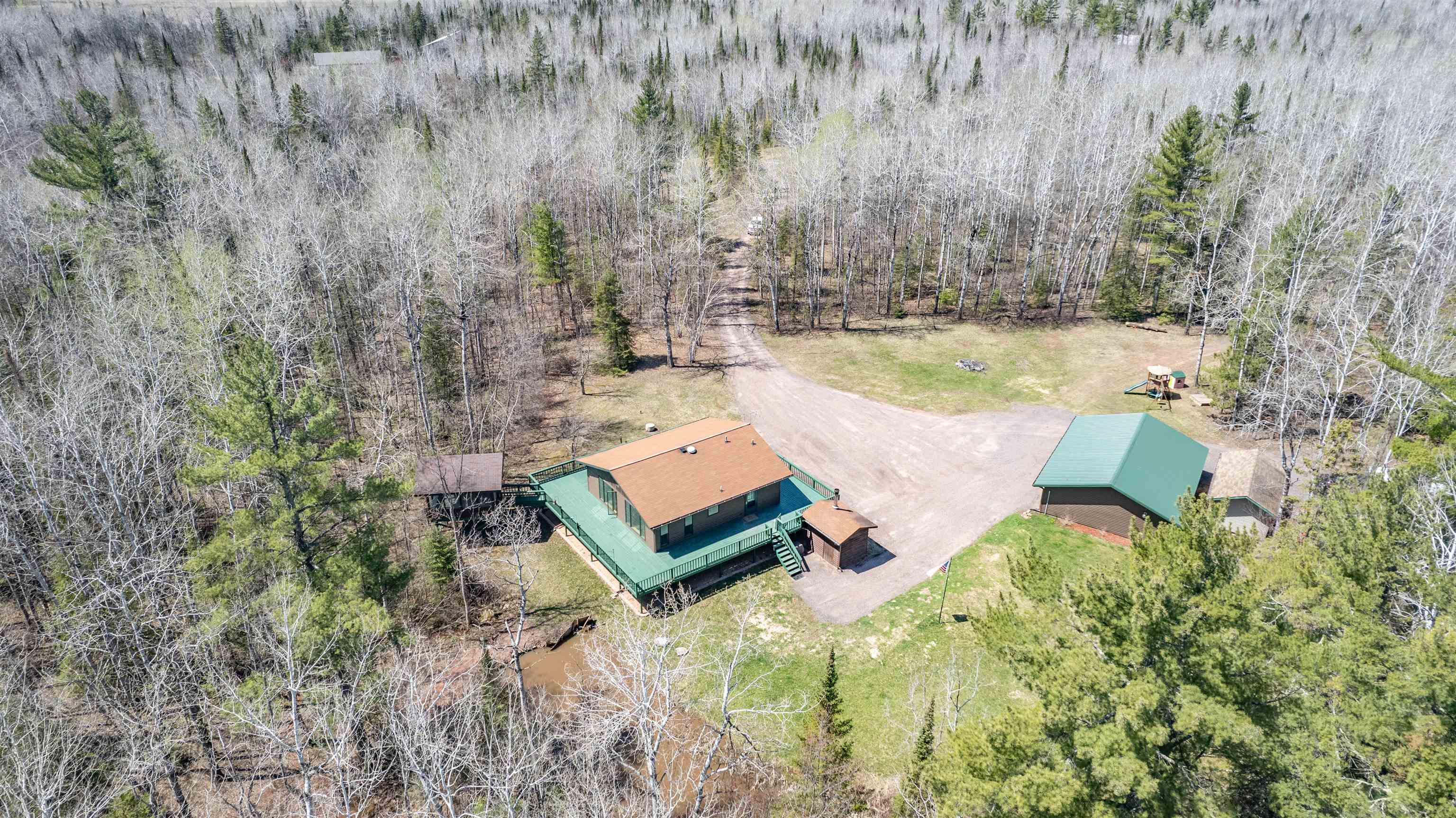 6960 South County Rd B Foxboro, WI 54836 - Photo 23 of 28 Aerial View