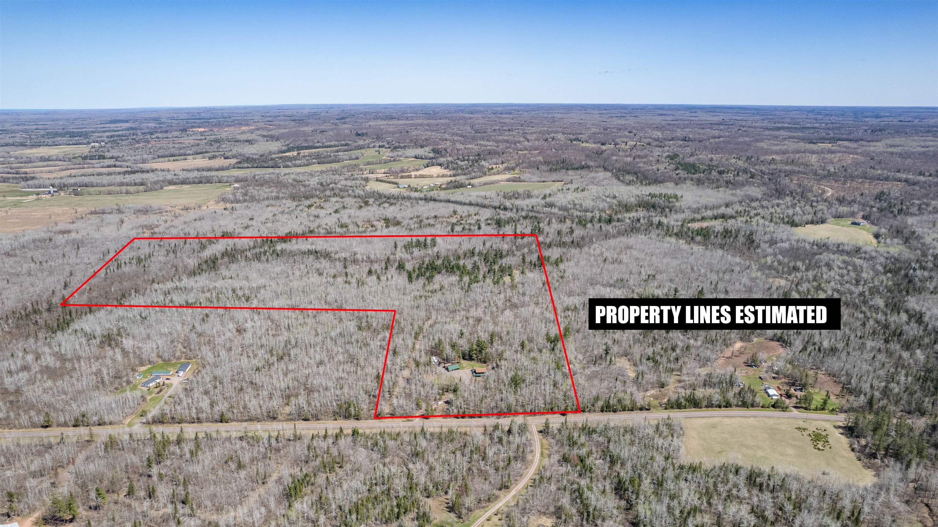 6960 South County Rd B Foxboro, WI 54836 - Photo 24 of 28 View of rural area featuring approximate property boundaries