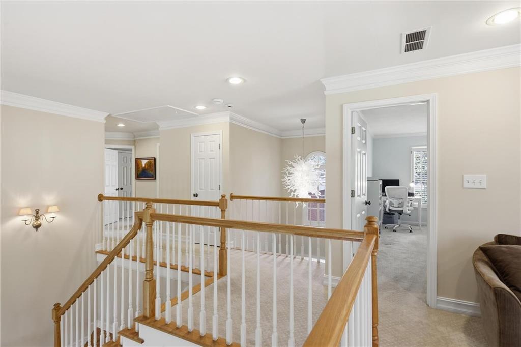 5249 Magnolia Walk Circle Atlanta, GA 30338 - Photo 18 of 30 a view of a hallway with a living room