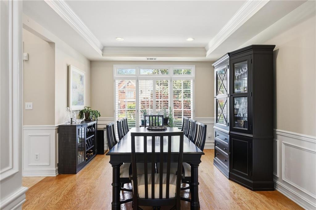 5249 Magnolia Walk Circle Atlanta, GA 30338 - Photo 4 of 30 a view of a dining room with furniture window and wooden floor
