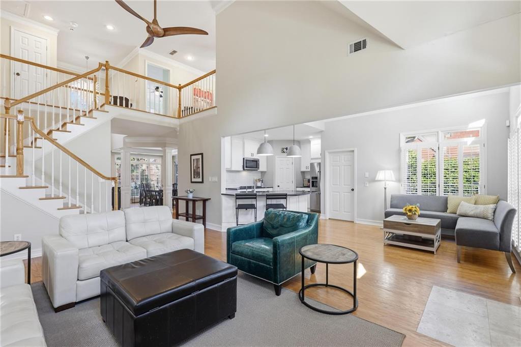 5249 Magnolia Walk Circle Atlanta, GA 30338 - Photo 6 of 30 a living room with furniture and a large window