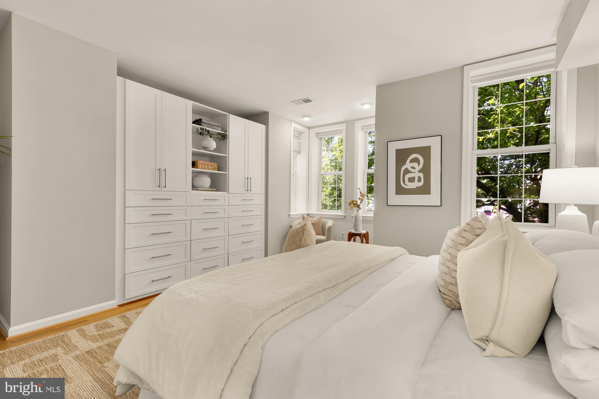 1347 F Street Northeast Washington, DC 20002 - Photo 23 of 46 Sunny and spacious primary bedroom