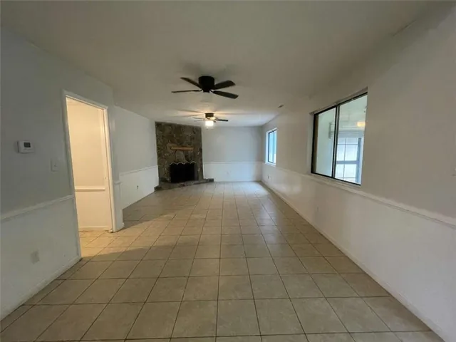 a view of a livingroom with a fireplace