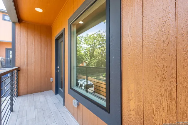 a view of a room with window