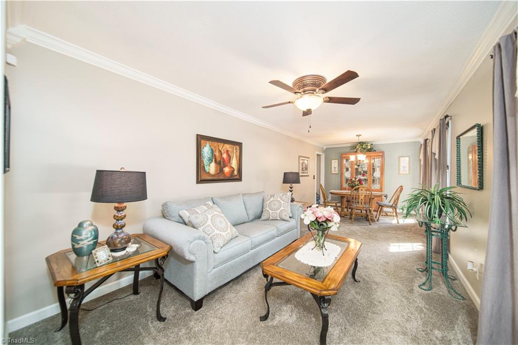 160 Bailey Road Winston-Salem, NC 27107 - Photo 2 of 30 Living Room/Dining Room