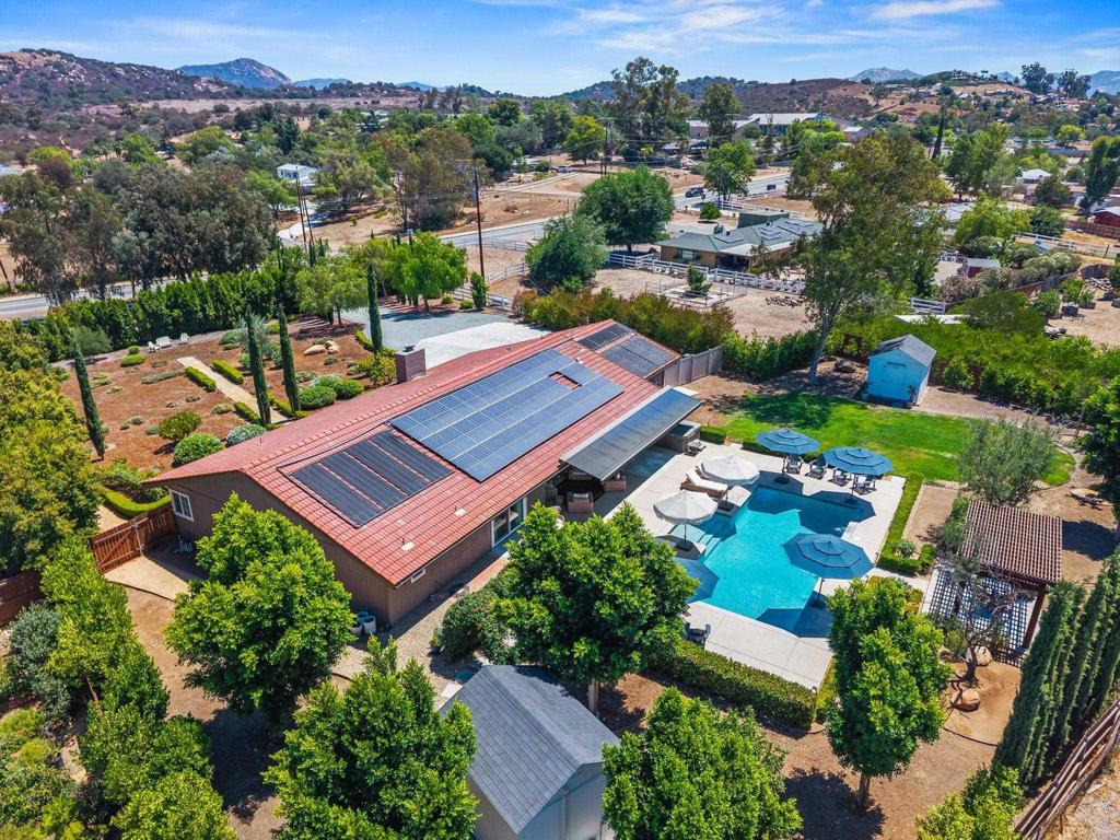 1848 Tavern Road Alpine, CA 91901 - Photo 18 of 45 an aerial view of a house with a garden