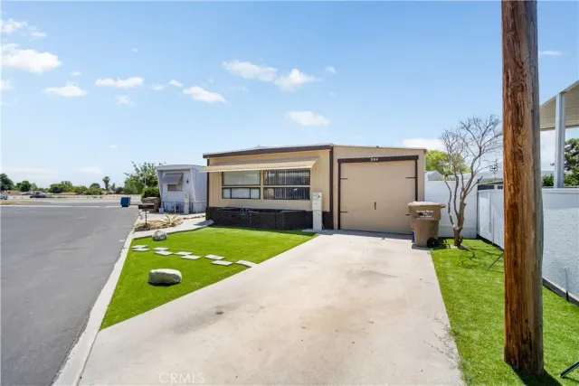 a house view with a outdoor space