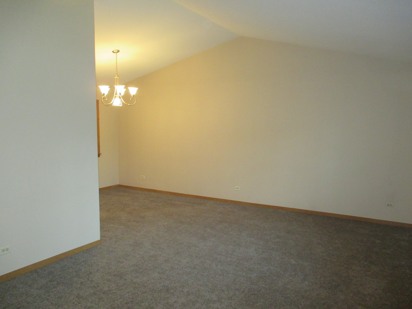 30W261 Mack Road Warrenville, IL 60555 - Photo 13 of 28 an empty room with a lamp and painted walls