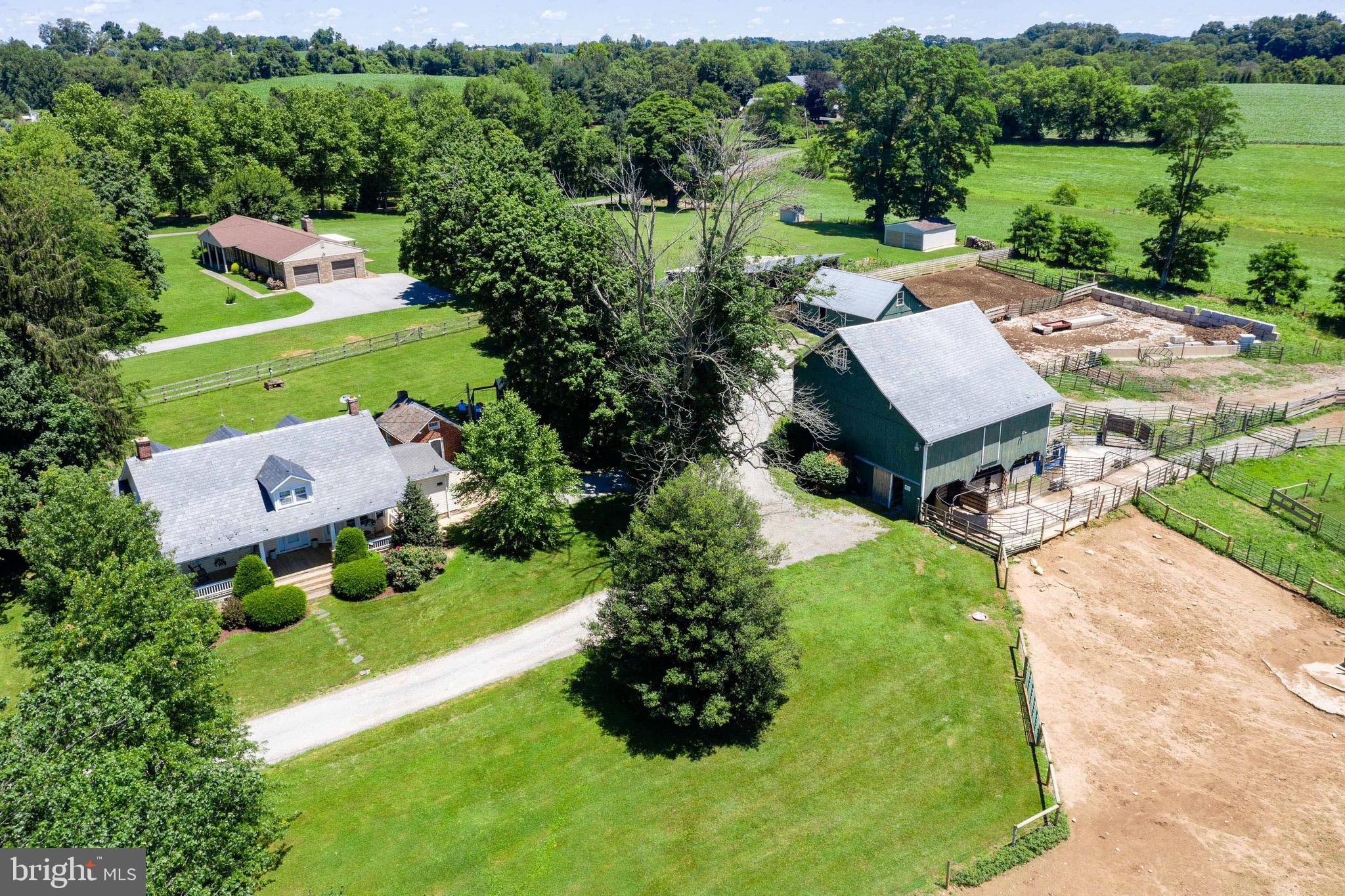 5533 New Park Road White Hall, MD 21161 - Photo 1 of 77 Aerial View of Farmstead