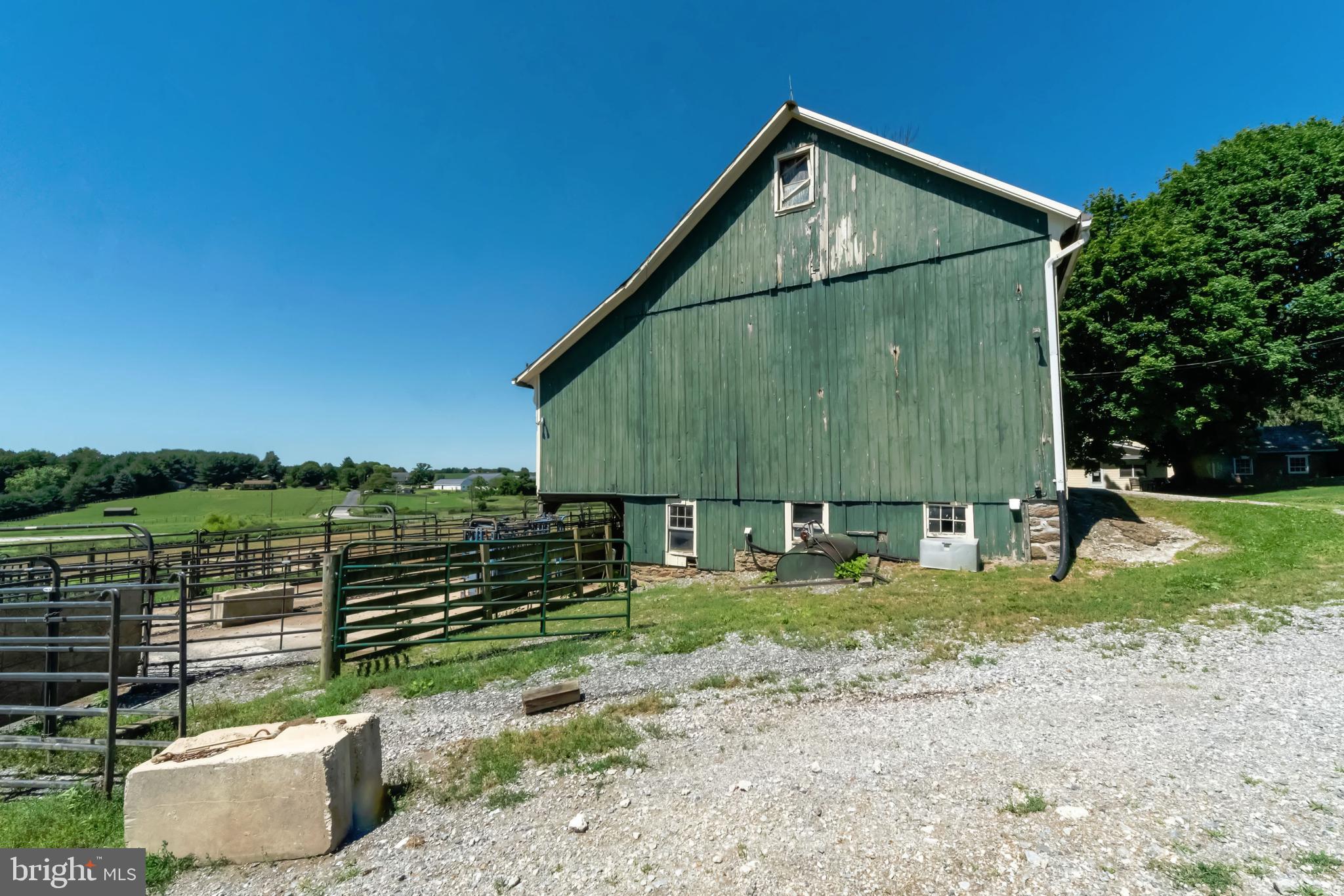 5533 New Park Road White Hall, MD 21161 - Photo 48 of 77 Bank barn - side view