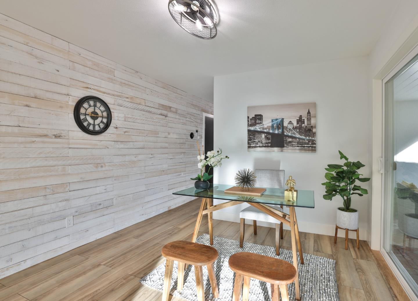 1280 Burrows Road Campbell, CA 95008 - Photo 11 of 47 a view of a dining room with furniture and wooden floor