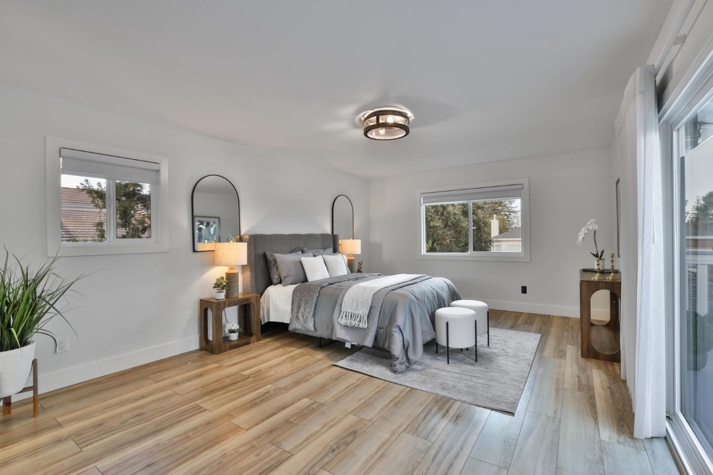 1280 Burrows Road Campbell, CA 95008 - Photo 16 of 47 a bedroom with a bed and a table