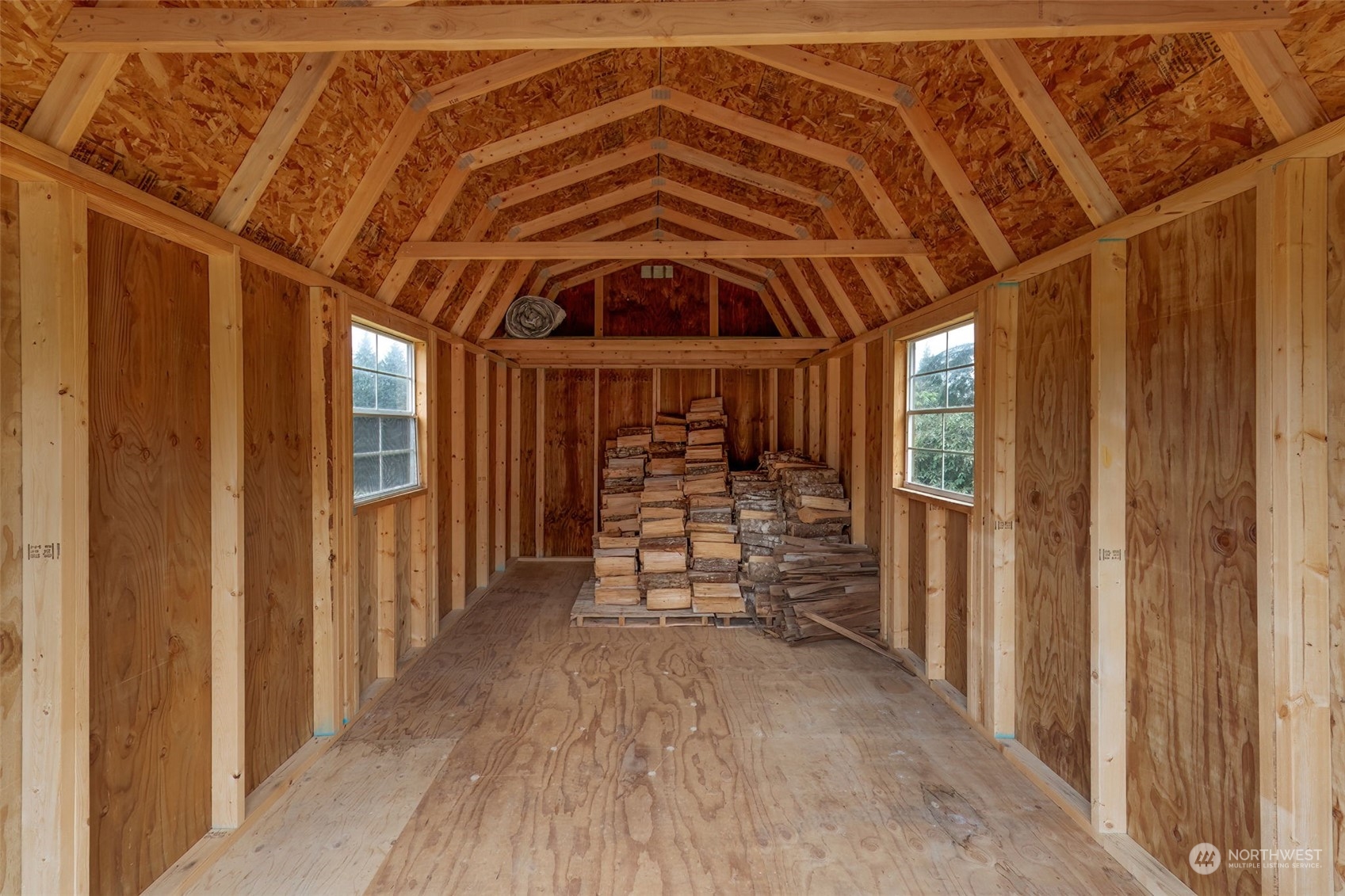 521 Robertson Road Longview, WA 98632 - Photo 34 of 40 a view of a room with wooden walls