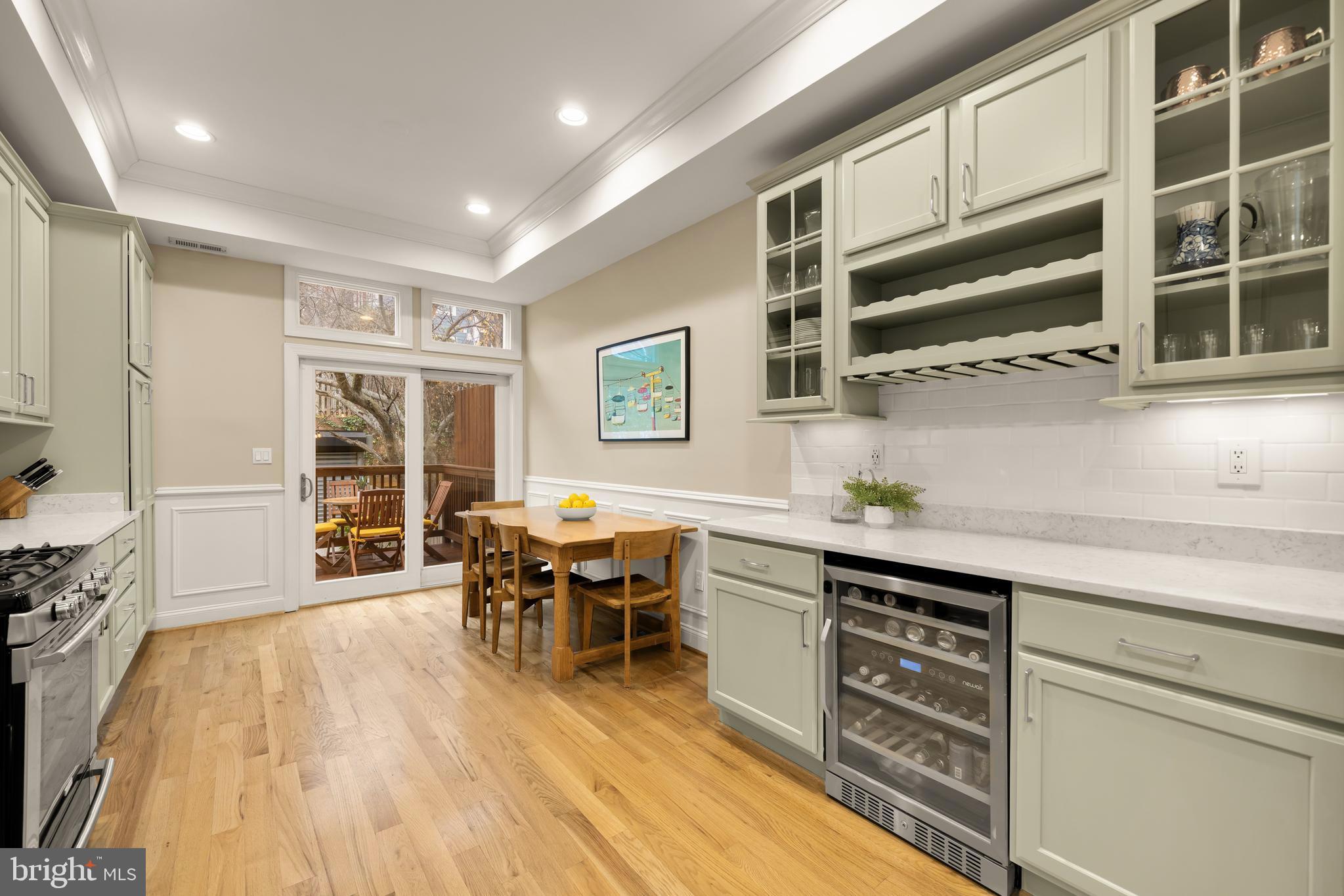 1813 Kilbourne Place Northwest Washington, DC 20010 - Photo 23 of 69 Coffee station and wine fridge
