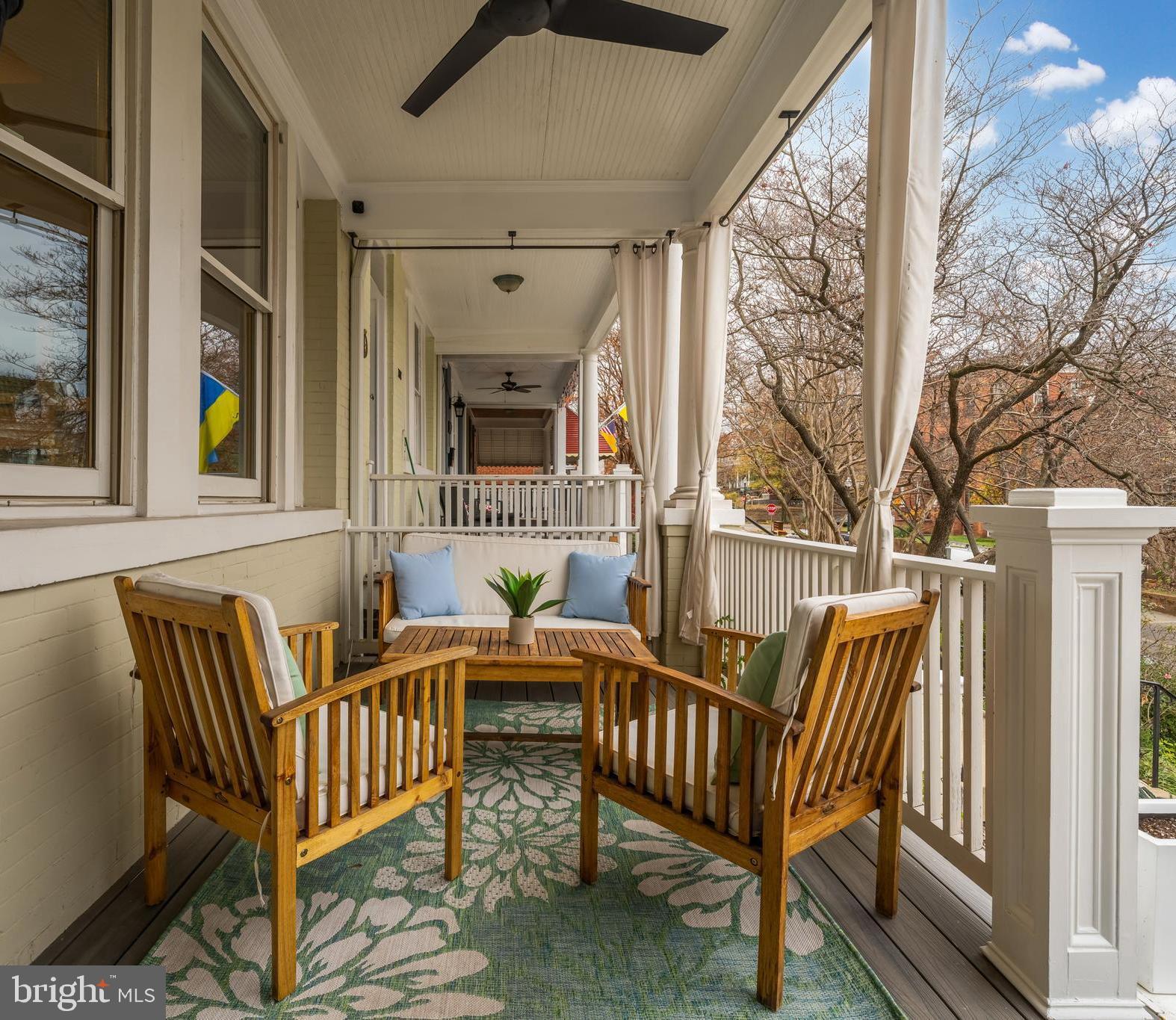 1813 Kilbourne Place Northwest Washington, DC 20010 - Photo 6 of 69 Sun-drenched front porch