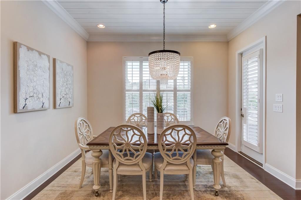 632 Rio Vista Court Suwanee, GA 30024 - Photo 21 of 64 a view of a dining room with furniture window and outside view