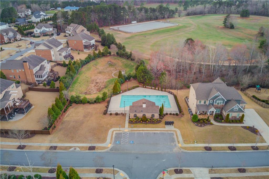 632 Rio Vista Court Suwanee, GA 30024 - Photo 62 of 64 an aerial view of a house with outdoor space