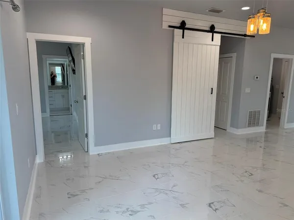 a view of an empty room