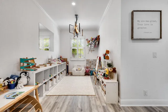 a very nice looking room with a bed