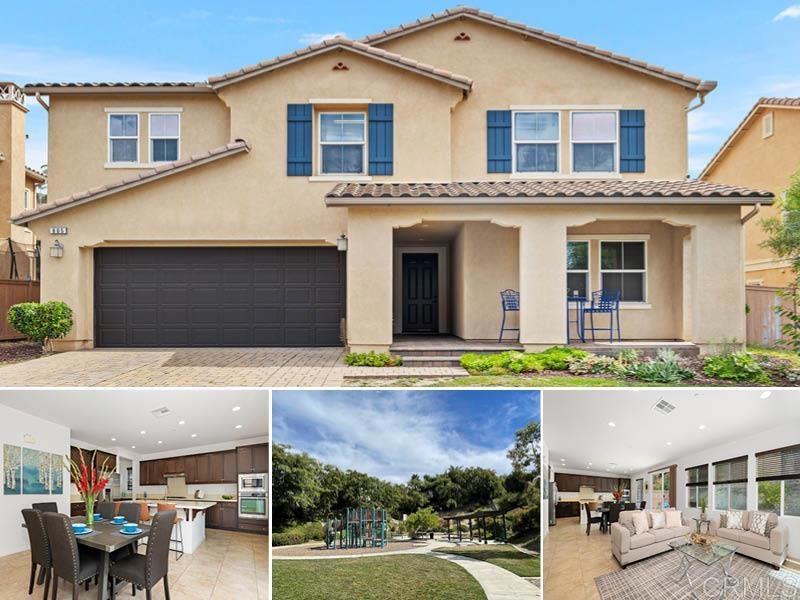 a view of a house with sitting area and furniture