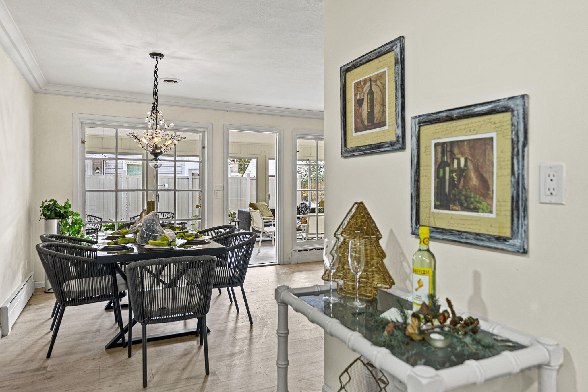 2915 Rural Street Rockford, IL 61107 - Photo 8 of 42 a view of a dining room with furniture and chandelier
