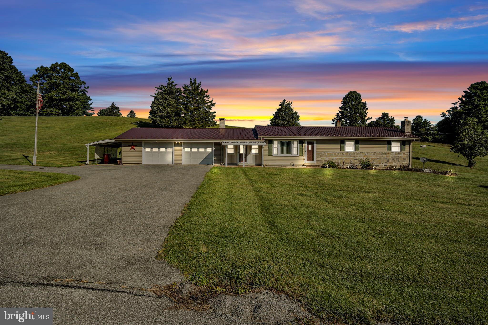 a view of a swimming pool with an ocean view