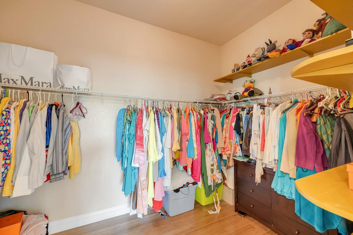 33 Aurora Lane Copperopolis, CA 95228 - Photo 25 of 46 walk in closet featuring light wood-type flooring