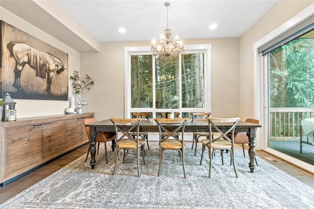 1416 242nd Place Southeast Bothell, WA 98021 - Photo 18 of 39 a view of a dining room with furniture window and outside view