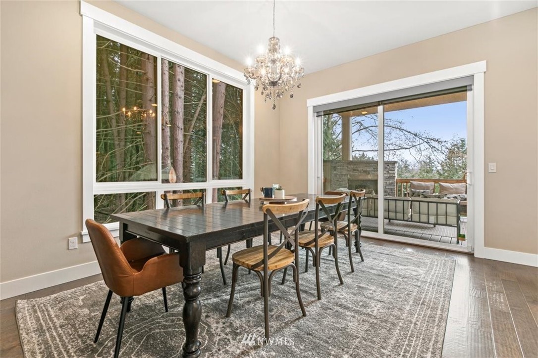 1416 242nd Place Southeast Bothell, WA 98021 - Photo 20 of 39 a view of a dining room with furniture window and outside view
