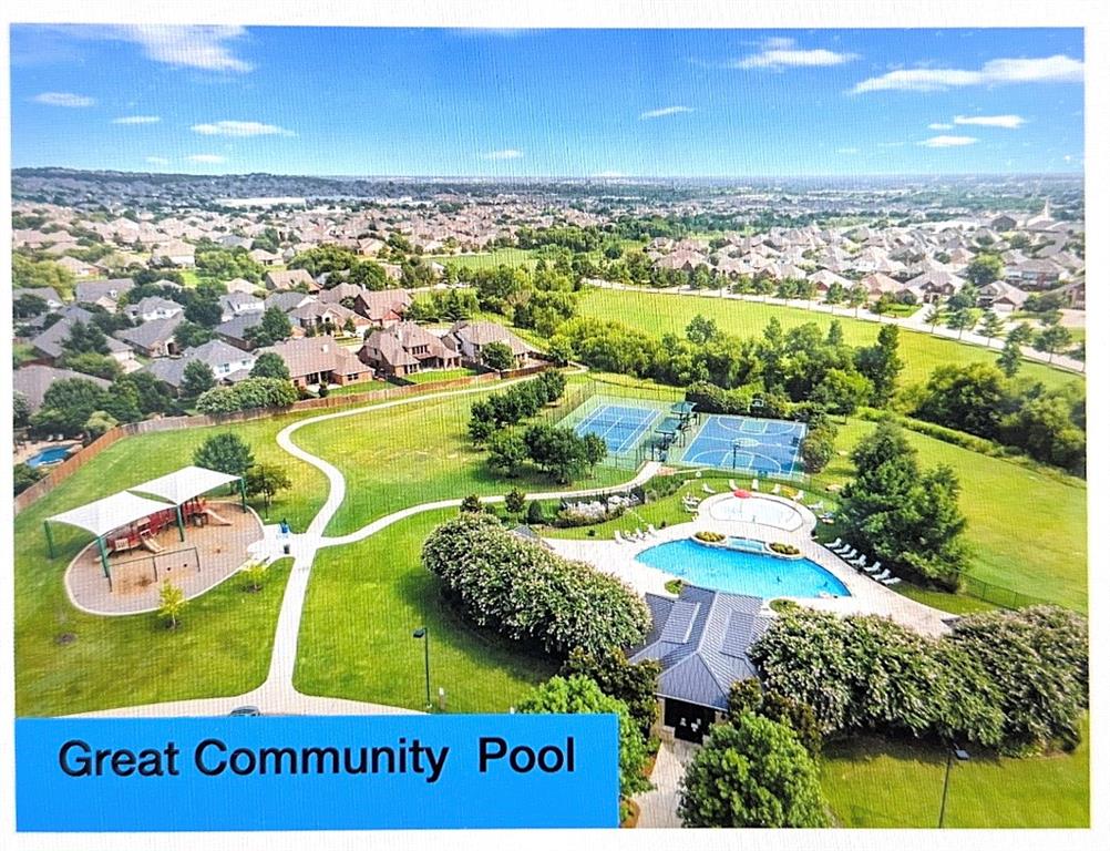 4172 Drexmore Road Fort Worth, TX 76244 - Photo 35 of 37 an aerial view of residential houses with outdoor space