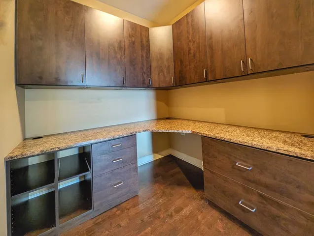 a room with storage and utility