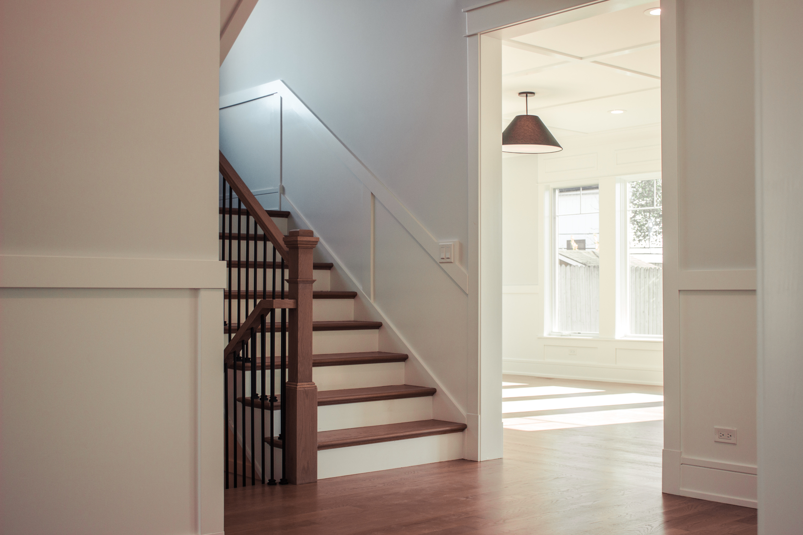 1835 Central Road Glenview, IL 60025 - Photo 4 of 27 a view of entryway and hall with wooden floor