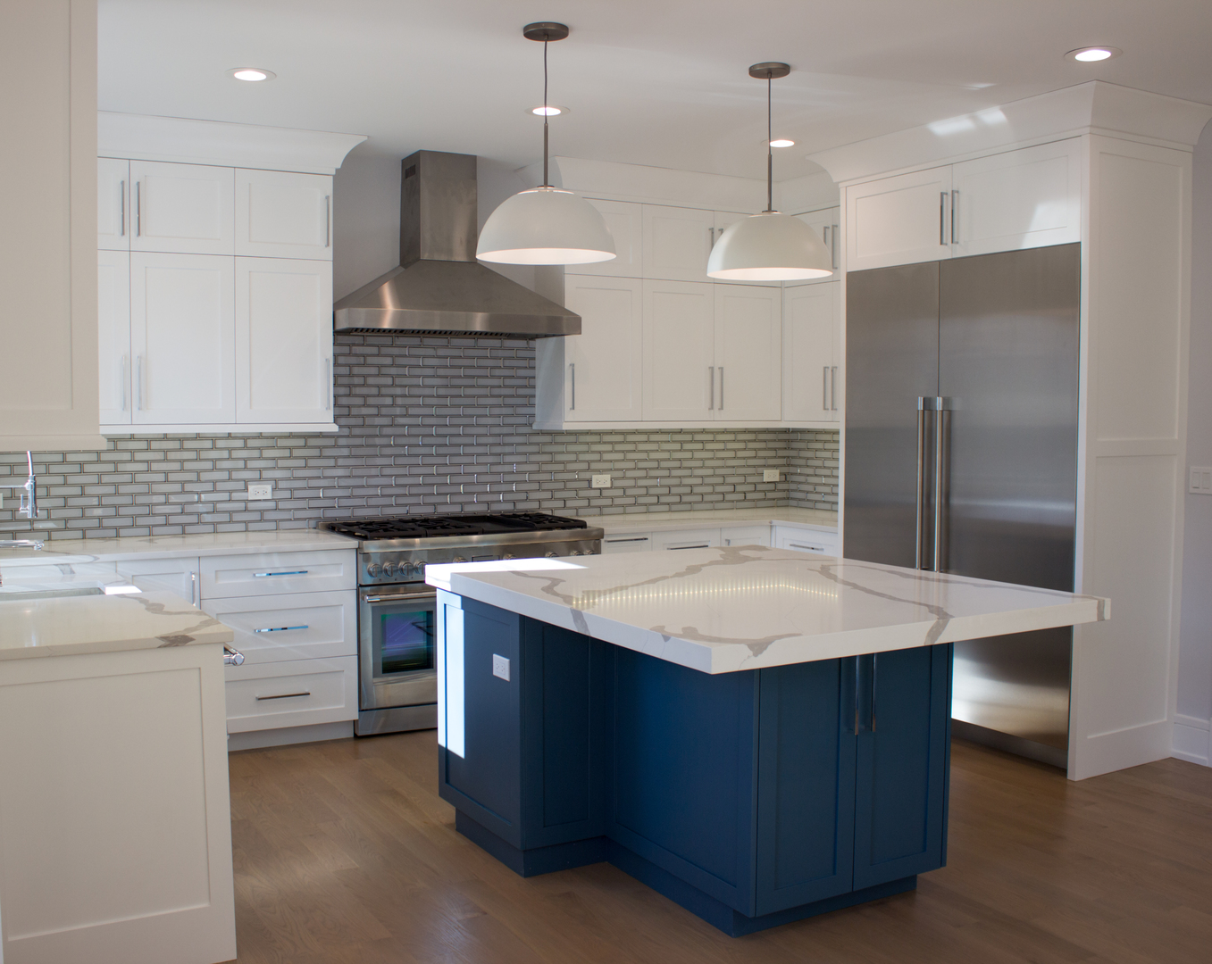 1835 Central Road Glenview, IL 60025 - Photo 9 of 27 a kitchen with stainless steel appliances granite countertop a sink stove and refrigerator