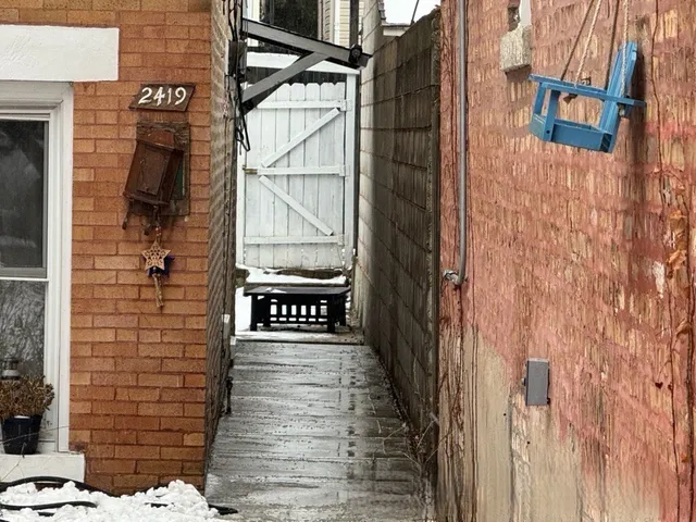 a view of outdoor space with seating area