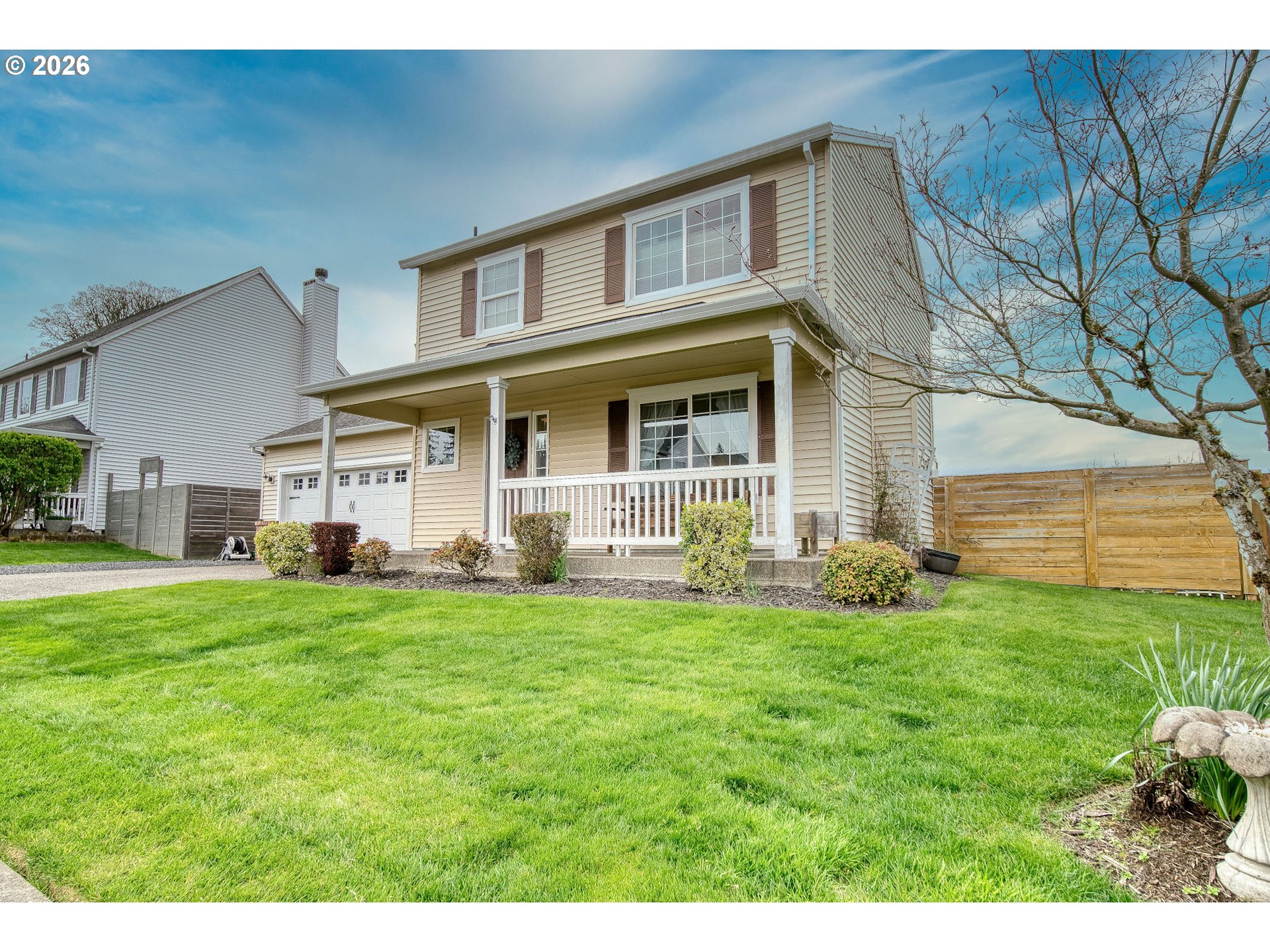 59016 Timberline Avenue St. Helens, OR 97051 - Photo 5 of 36 a view of a house with a big yard and large trees