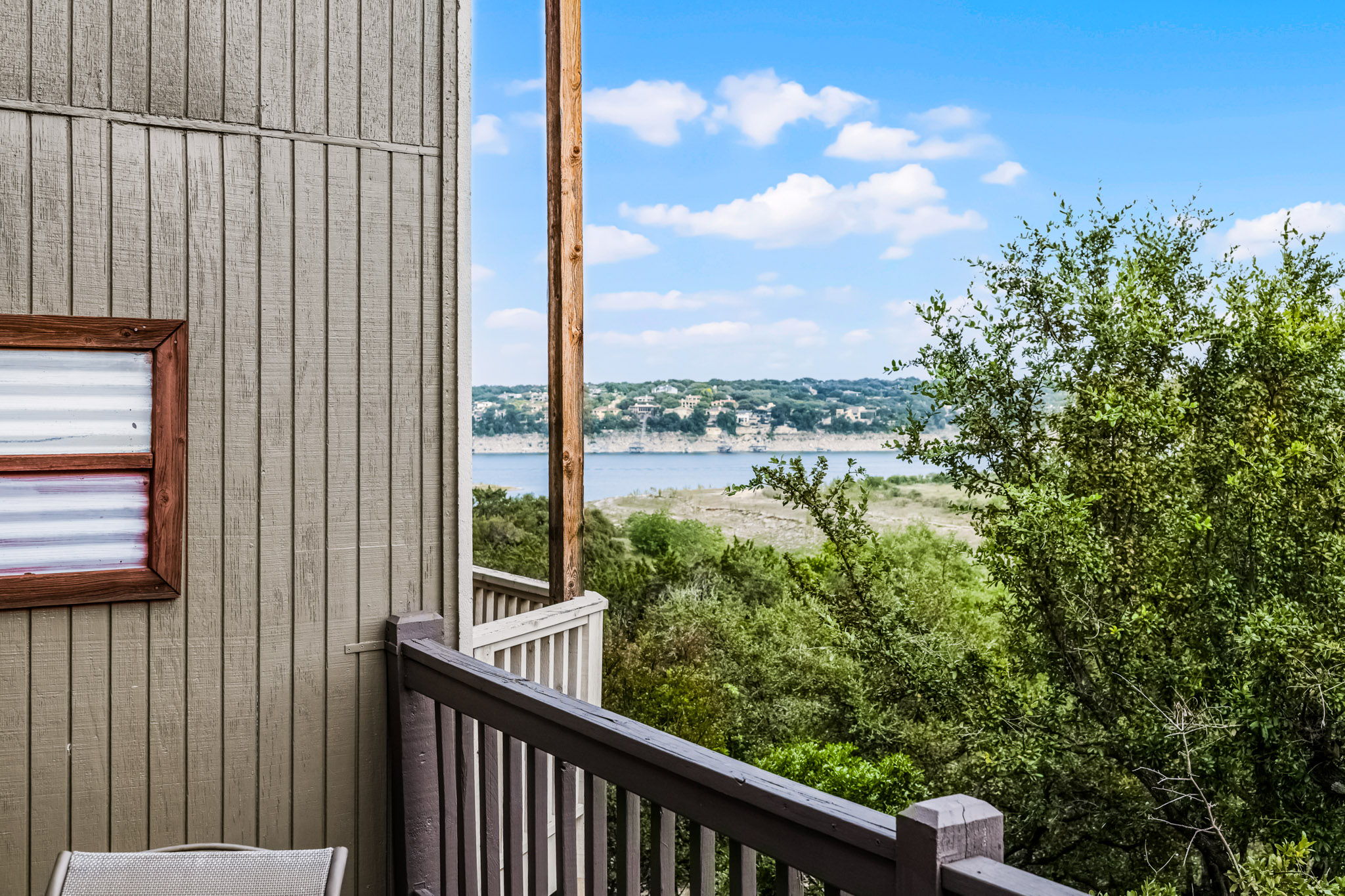 229 Comanche Lane Point Venture, TX 78645 - Photo 18 of 38 a view of a balcony with an outdoor space