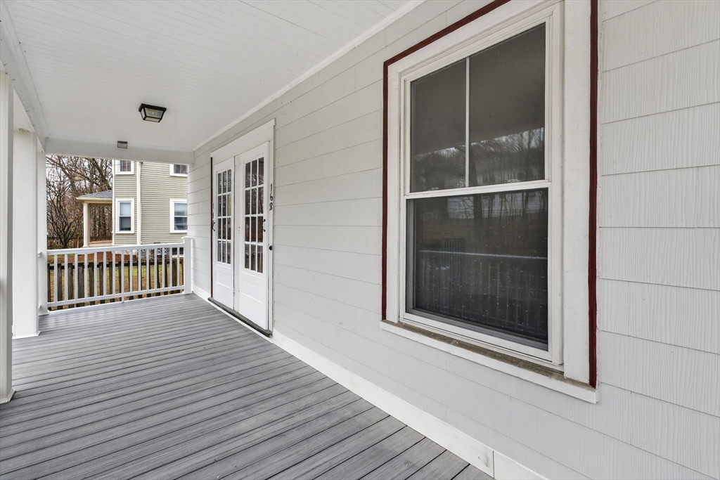 168 Elliot Street, Unit 1 Newton, MA 02464 - Photo 14 of 15 a view of a garden from a balcony